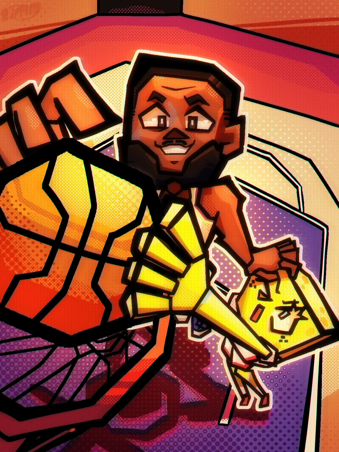 Lebron VS Spongebob [COMM]